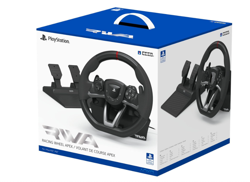 Volante PS5 y Pedales RWA con LIcencia Sony PlayStation 5