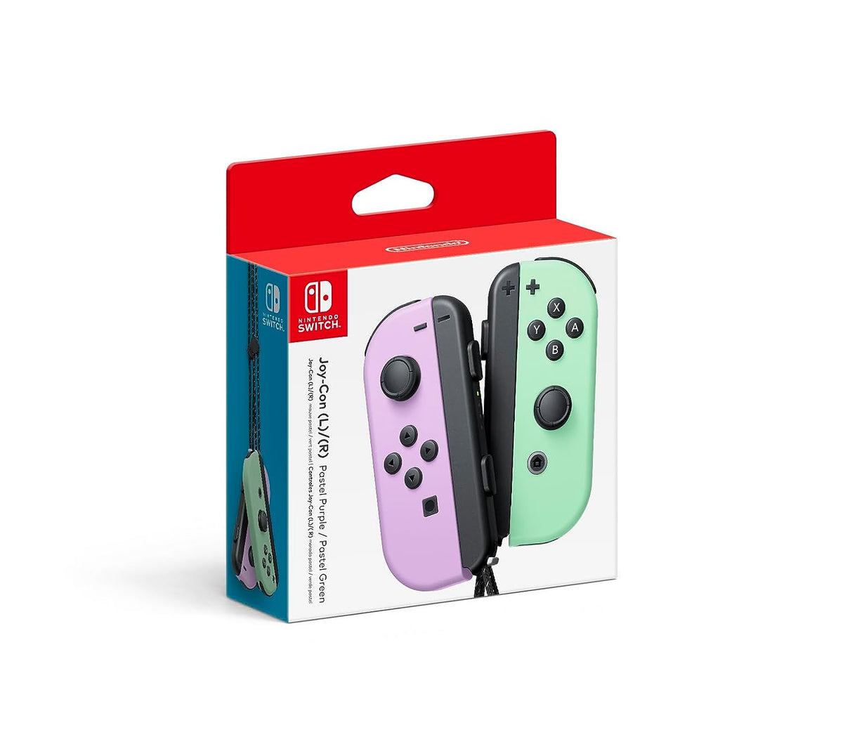 Controles Joy-Con (L-R) Morado-Verde Pastel - Nintendo Switch