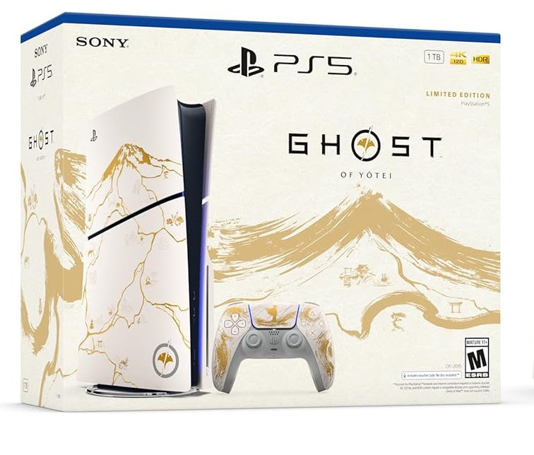 Playstation 5 Slim 1TB Version Disco Edicion Limitada GHOST OF