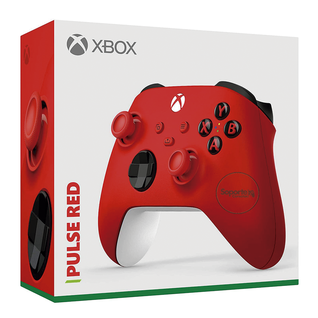 Control Xbox Series Original Inalámbrico -Pulse Red – Soporte