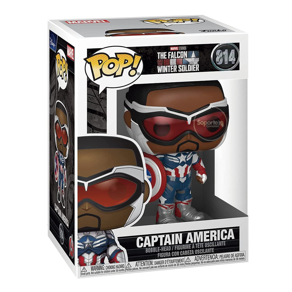 Funko Pop! | Marvel | Capitán América 814 – Soporte Consolas CR