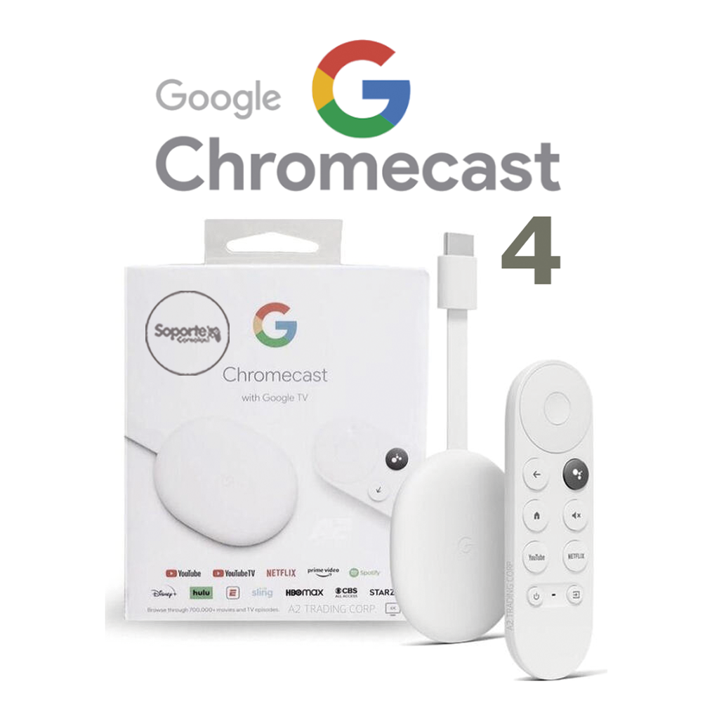 Chromecast Google TV  HD – Soporte Consolas CR