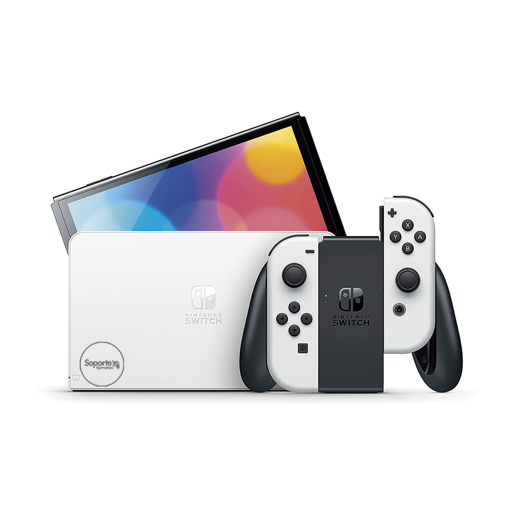 Nintendo Switch OLED 64GB  Blanca – Soporte Consolas CR