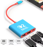 Adaptador HDMI 4k 3 en 1 - Nintendo Switch 2