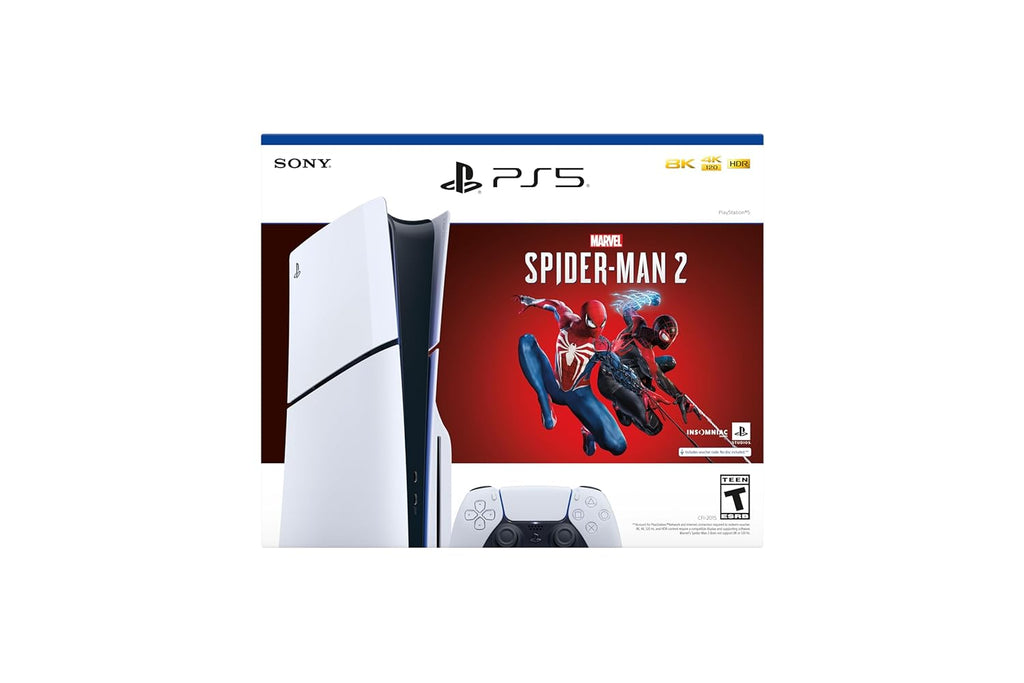 Playstation 5 Slim Disco, 1tb, Juego Spiderman 2 Descargable Color Blanco