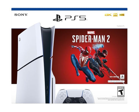 PS5 SLIM Versión Disco 1TB - Spider-Man 2 Bundle