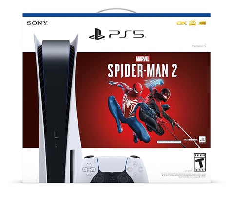 PS5 Versión Disco 825GB Spider-Man 2 Bundle