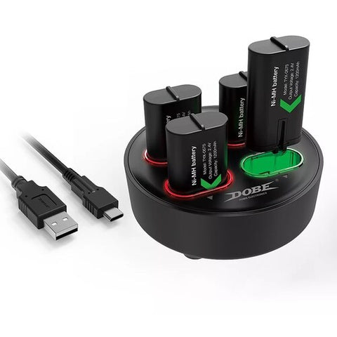 Base de carga y baterías Dobe para Xbox Series y One