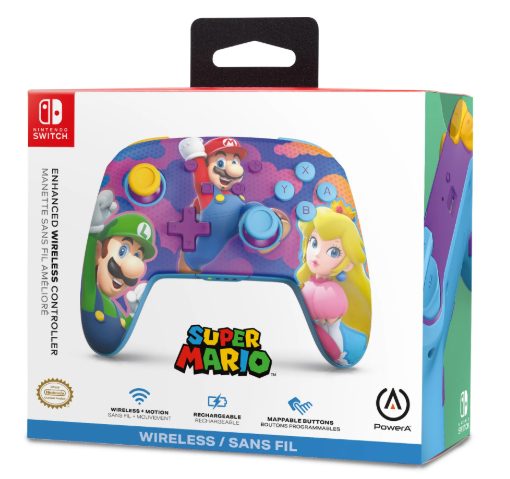 Super Mario Nintendo Switch Controller Luigi Super Mario Wonder