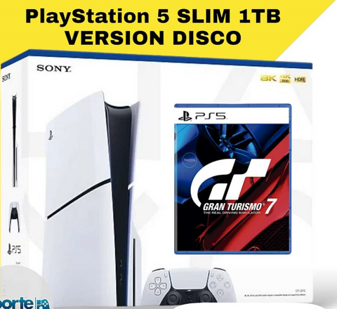 PS5 SLIM VERSION DISCO + GRAN TURISMO