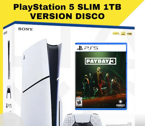 PS5 SLIM VERSION DISCO + PAY DAY 3