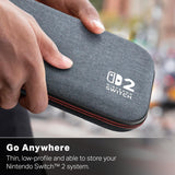 Estuche Nintendo Switch 2 Gris Oscuro - Oficial Nintendo (PowerA) NS2