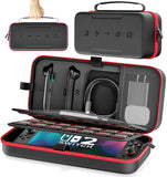 Estuche Nintendo Switch 2 mediano Negro con zipper rojo - NS2