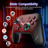 Control inalámbrico Negro para Nintendo Switch 2/Switch/Lite/OLED