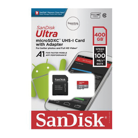 Tarjeta de Memoria Micro SD 400GB | Sandisk Ultra
