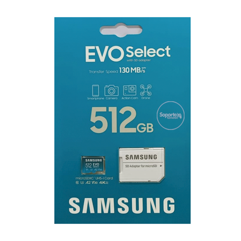 Tarjeta de Memoria Micro SD 512GB | Samsung