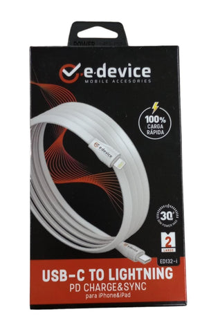 Cable Carga Tipo C a Lightning | E-Device