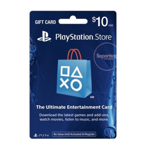 Tarjetas de Regalo | PlayStation $10 | Código Digital | Cuenta USA