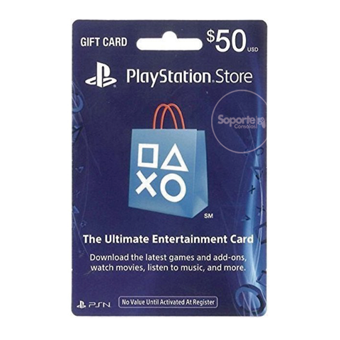Tarjetas de Regalo | PlayStation | $50 | Código Digital | Cuenta USA
